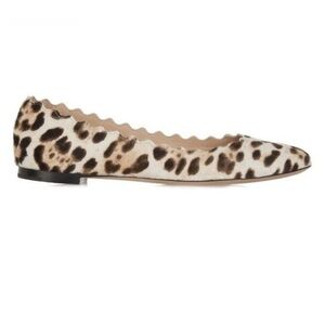 Chloe Leopard Print Flats
